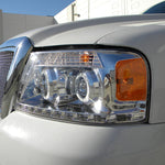 Spec-D 04-08 Ford F-150 / 06-08 Lincoln Mark Headlight R8 Strip Chrome