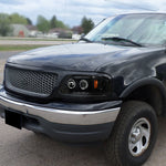 Spec-D 97-03 Ford F150 Projector Headlights LED Black