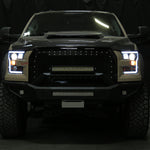 Spec-D 15-17 Ford F150 Projector Headlights Black Halogen