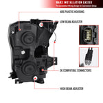 Spec-D 15-17 Ford F150 Projector Headlights Black Halogen