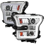 Spec-D 15-17 Ford F150 Projector Headlights Chrome Halogen