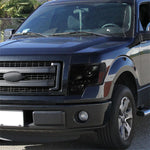 Spec-D 09-14 Ford F150 Projector Headlights LED DRL Black/Smoked