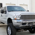 Spec-D 99-04 Ford F250 F350 F450 Dual Halo Headlights Chrome