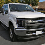 Spec-D 17-19 Ford F250 Projector Headlights SEQ LED Bar Black