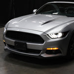 Spec-D 15-20 Ford Mustang Projector Headlights Black Smoked