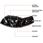 Spec-D 99-04 Ford Mustang Dual Halo LED Projector Headlights