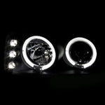 Spec-D 00-06 GMC Yukon Denali Headlights Halo Projector Black