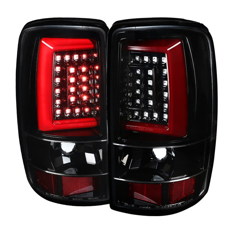 Spec-D 00-06 GMC Yukon Denali Tail Lights LED G2 Jet Black/Clear