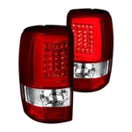 Spec-D 00-06 GMC Denali Tahoe LED Bar Tail Lights Red