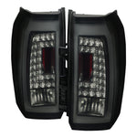 Spec-D 15-20 GMC Yukon Denali SLE/SLT Black Tail Lights Smoked Lens