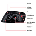Spec-D 99-04 Grand Cherokee Projector Headlights Black/Smoked