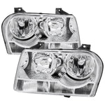 Spec-D 05-10 Chrysler 300 OEM Style Headlights Chrome/Clear