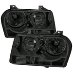 Spec-D 05-10 Chrysler 300 OE Style Chrome w Smoked Lens Headlights