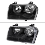 Spec-D 05-10 Chrysler 300 Headlights OEM Style Black/Clear