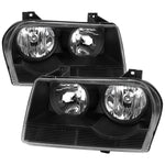 Spec-D 05-10 Chrysler 300 Headlights OEM Style Black/Clear
