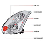 Spec-D 03-05 Infiniti G35 2DR Headlights OEM Style Chrome