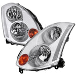 Spec-D 03-05 Infiniti G35 2DR Headlights OEM Style Chrome