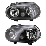 Spec-D 99-06 VW Golf Mk4 GTI/R32 Cabrio V2 Headlights OEM Style Black