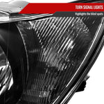 Spec-D 01-05 Lexus IS300 Crystal Headlights OEM Style Black