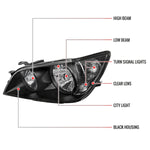 Spec-D 01-05 Lexus IS300 Crystal Headlights OEM Style Black