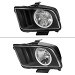 Spec-D 05-09 Ford Mustang LED Halo Headlights OEM Style Black