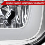 Spec-D 19-24 Ranger XL XLT Headlights OEM Style light Bar Chrome