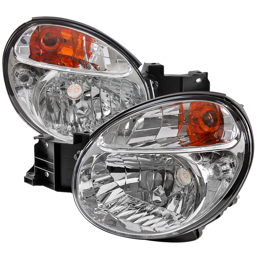 Spec-D 02-03 Subaru Impreza Headlights OEM Replacement Chrome