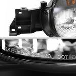 Spec-D 02-03 Subaru Impreza Headlights OEM Crystal Black/Clear.