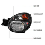 Spec-D 02-03 Subaru Impreza Headlights OEM Crystal Black/Clear.