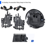 Spec-D 12-2018 Porsche 911 991 LED Projector Headlights Black