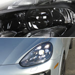 Spec-D 15-17 Porsche Cayenne 958.2 Pro Headlights for non-Dynamic Blk