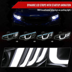 Spec-D 16-21 Honda Civic Headlights Switchback SEQ LED Black/Smoked