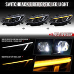 Spec-D 16-21 Honda Civic Led Projector Headlight Black