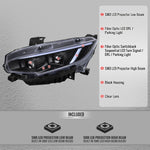 Spec-D 16-21 Honda Civic Led Projector Headlight Black
