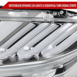 Spec-D 16-21 Honda Civic Headlights Switchback Sequential LED Chrome