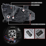 Spec-D 16-21 Honda Civic Headlights Switchback Sequential LED Chrome