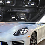Spec-D 14-16 Porsche Panamera 970 Matrix Style Headlights non HID Blk