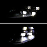 Spec-D 14-16 Porsche Panamera 970 Matrix Style Headlights for HID Blk
