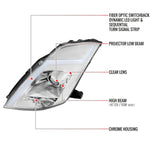 Spec-D 03-05 Nissan 350Z SEQ Projector Headlights Chrome 350Z03