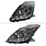 Spec-D 06-09 350Z LED Projector Headlights Chrome/Smoked Lens