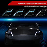 Spec-D 06-09 350Z SEQ Projector Headlights Black/Smoked Lens