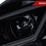Spec-D 01-07 Benz W203 C Class 4DR LED Bar Headlights Black/Smoked