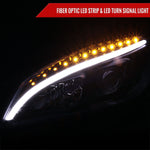 Spec-D 08-11 Benz W204 C Class Pro Headlights Light Bar Black