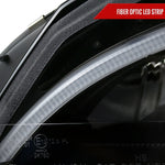 Spec-D 08-11 Benz W204 C Class Pro Headlights Light Bar Black