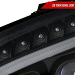 Spec-D 08-11 Benz W204 C Class Pro Headlights Light Bar Black