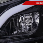 Spec-D 12-14 Mercedes W204 C-Class SEQ Bar Pro Headlights Black Smoked