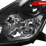 Spec-D 00-05 Toyota Celica Projector Headlights Matte Black/Clear
