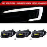 Spec-D 15-23 Dodge Charger Sequential Headlights Chrome/Smoked