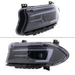 Spec-D 15-23 Dodge Charger Sequential Headlights Chrome/Smoked