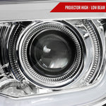 Spec-D 10-13 Chevy Camaro LED Bar Projector Headlights Chrome